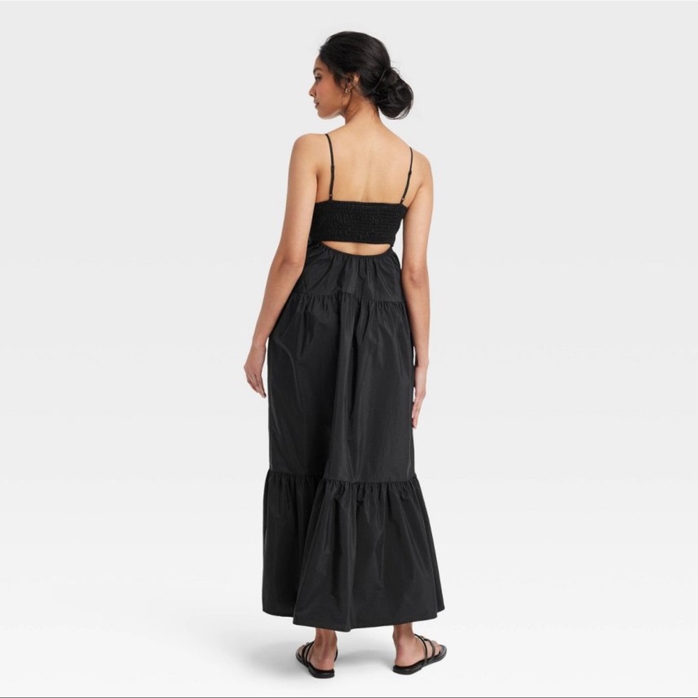 Women’s Black Maxi Sundress ~ a new day - Picture 4 of 4